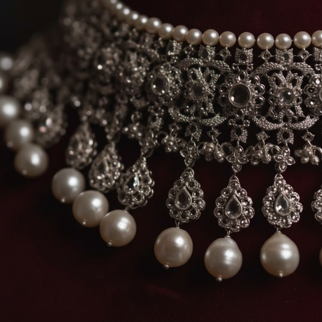 Close-up detail with dark background