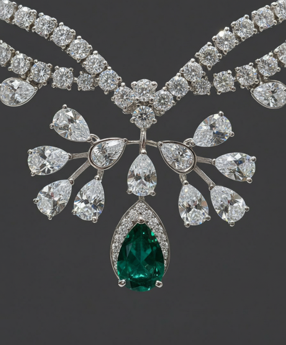 Close-up detail with dark background