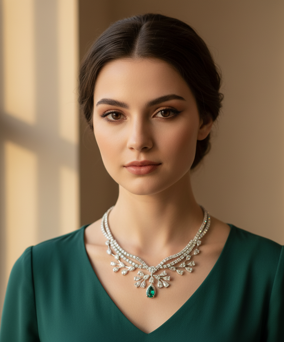 Elegant woman lifestyle shot