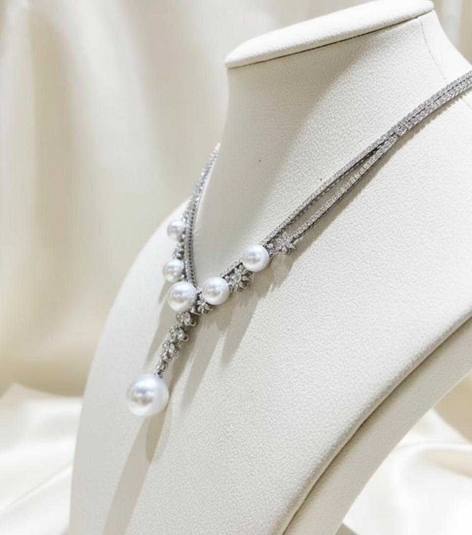 Side profile on ivory background