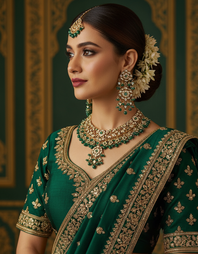 Woman wearing jewelry